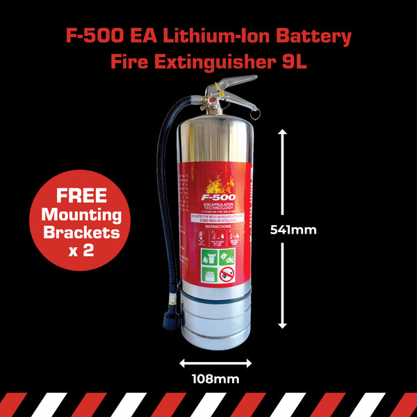 Fire Extinguisher F-500EA 9L Suitable for Small Lithium-ion Battery Fires — view 2