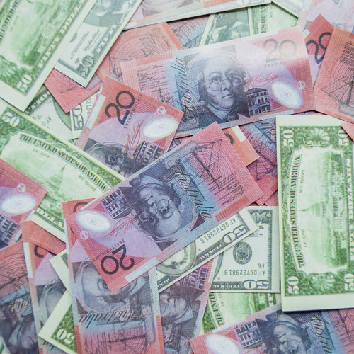 australian money confetti